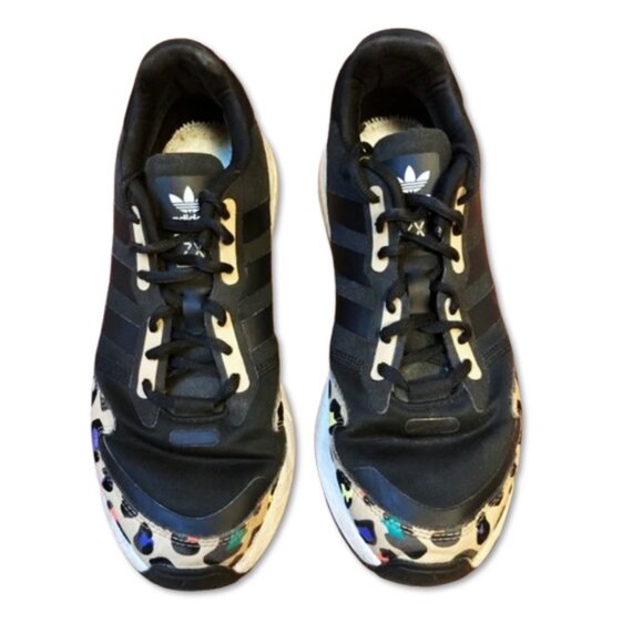 adidas Shoes - adidas Originals Womens Zx 1k Boost Leopard Print Sneakers **No Insoles**